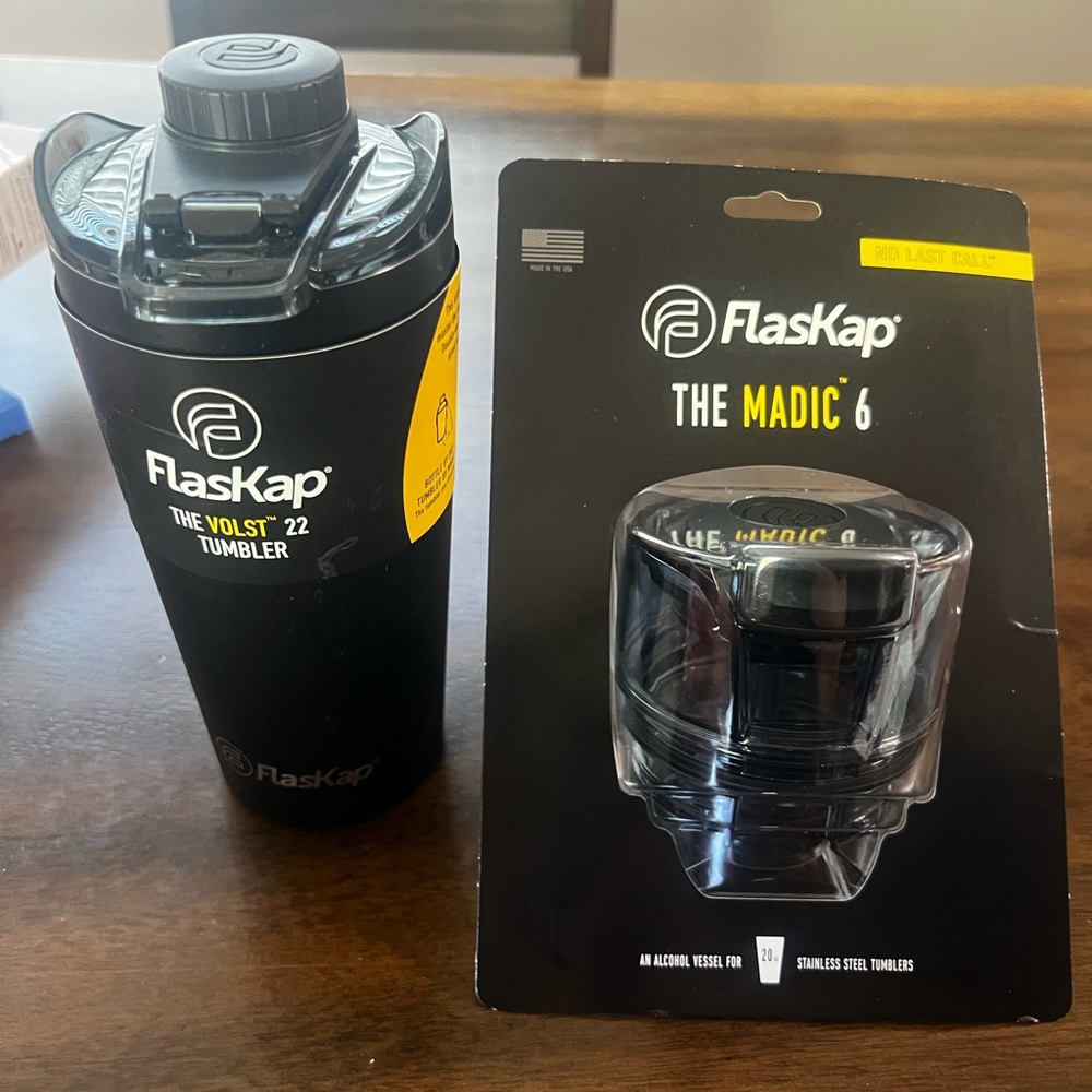 Black Tumbler and Lid Set